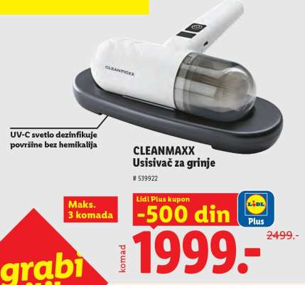 CLEANmaxx Usisivač za grinje