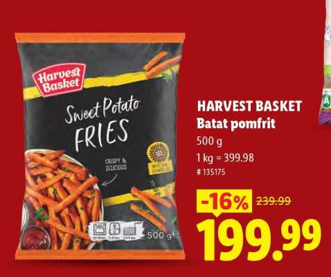 Harvest Basket Batat pomfrit