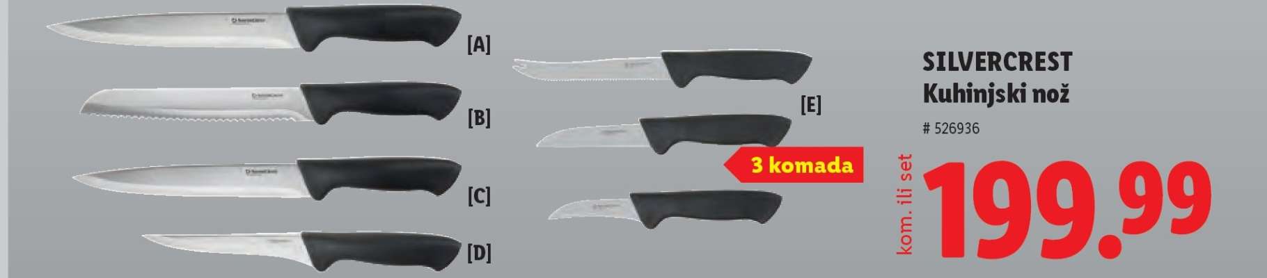 SILVERCREST Kuhinjski nož