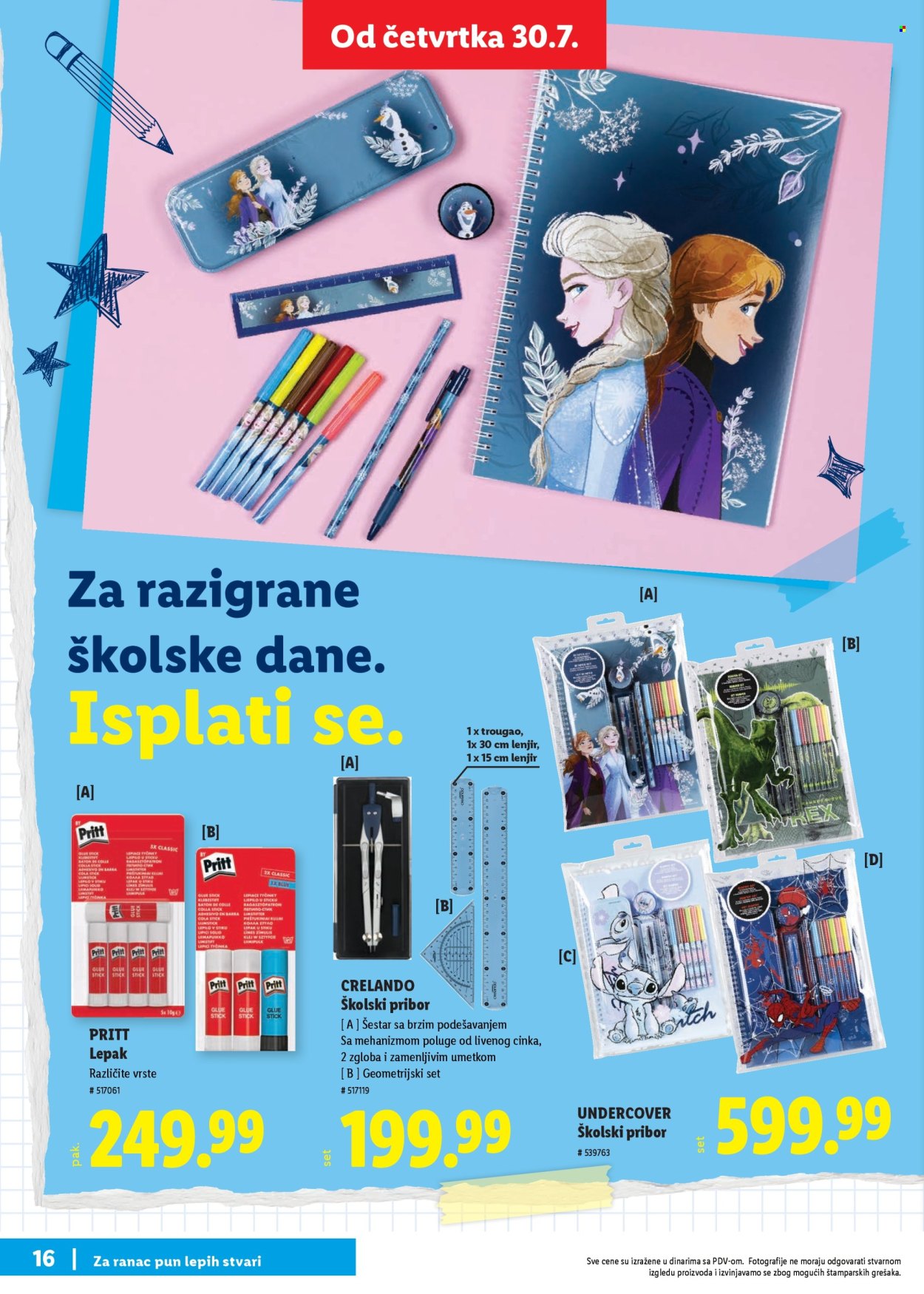 Lidl katalog. Stranica 16
