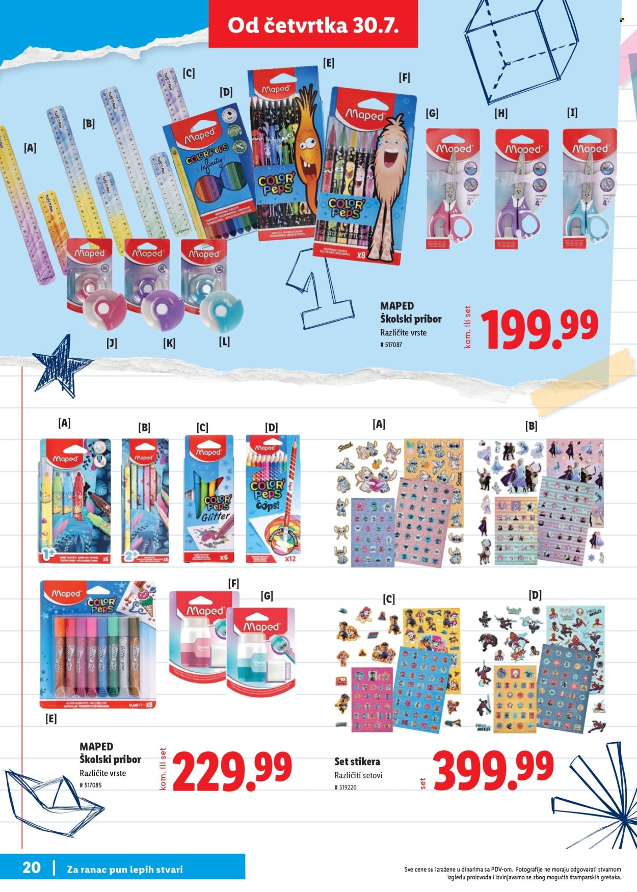 Lidl katalog. Stranica 20