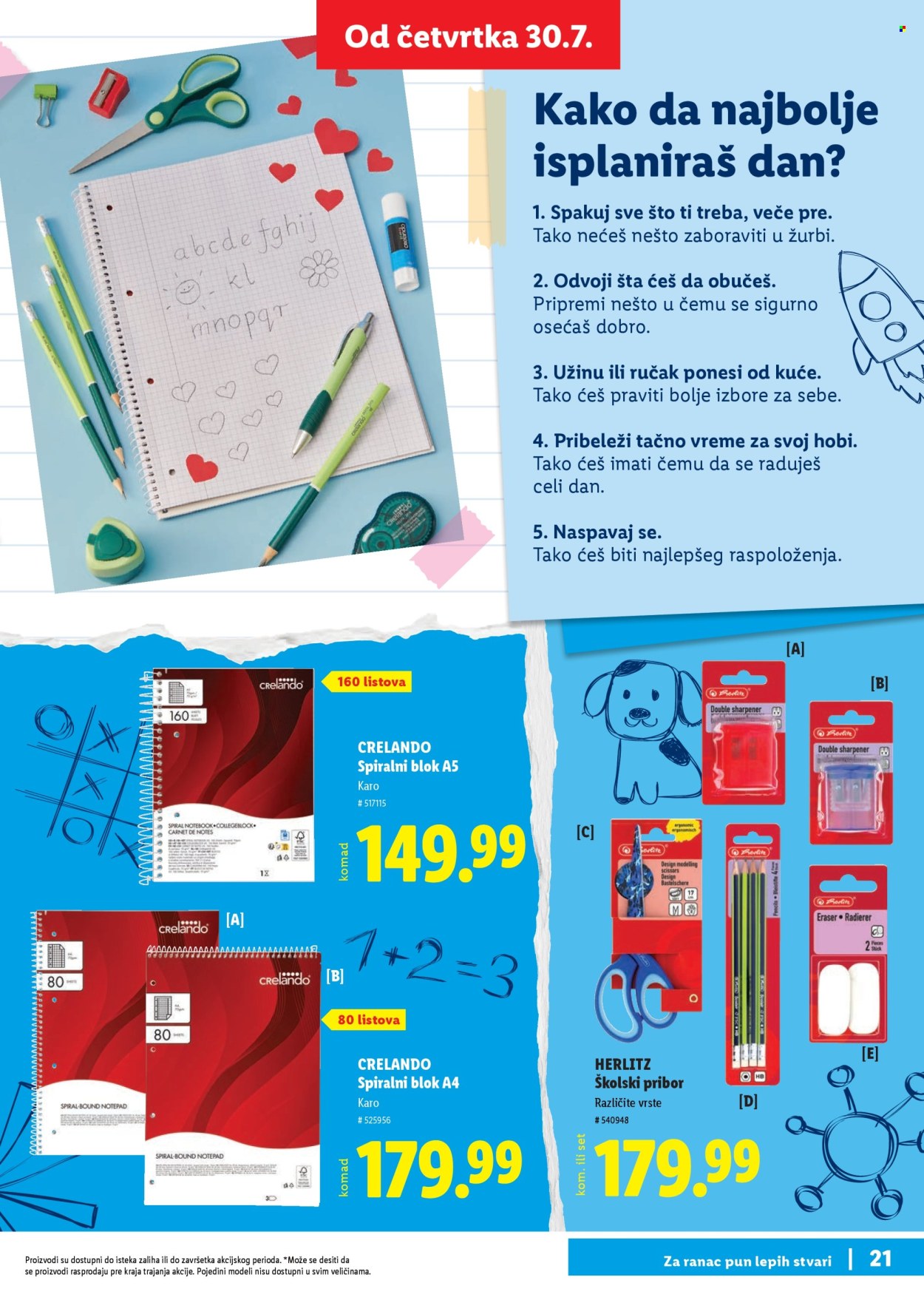 Lidl katalog. Stranica 21