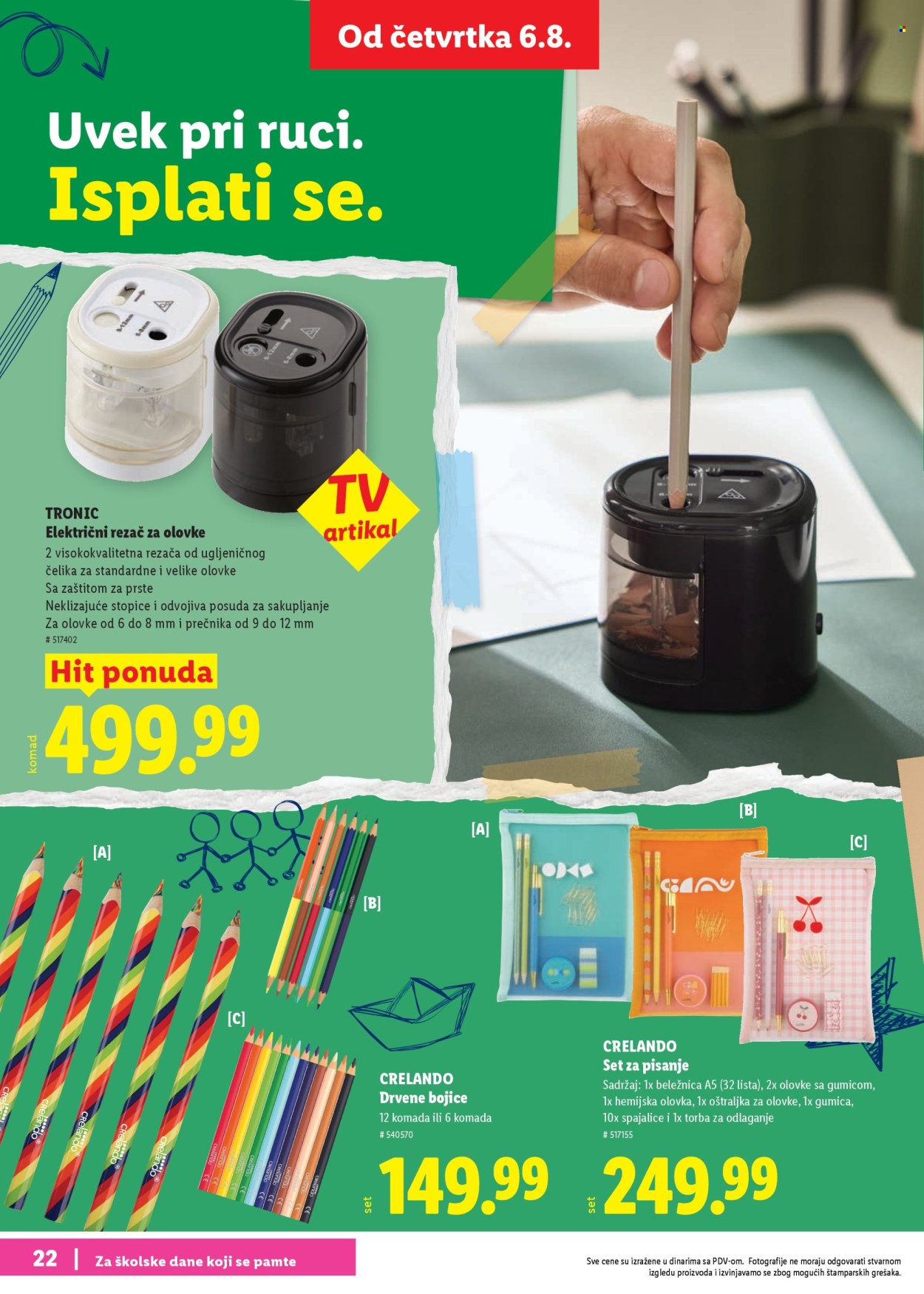 Lidl katalog. Stranica 22
