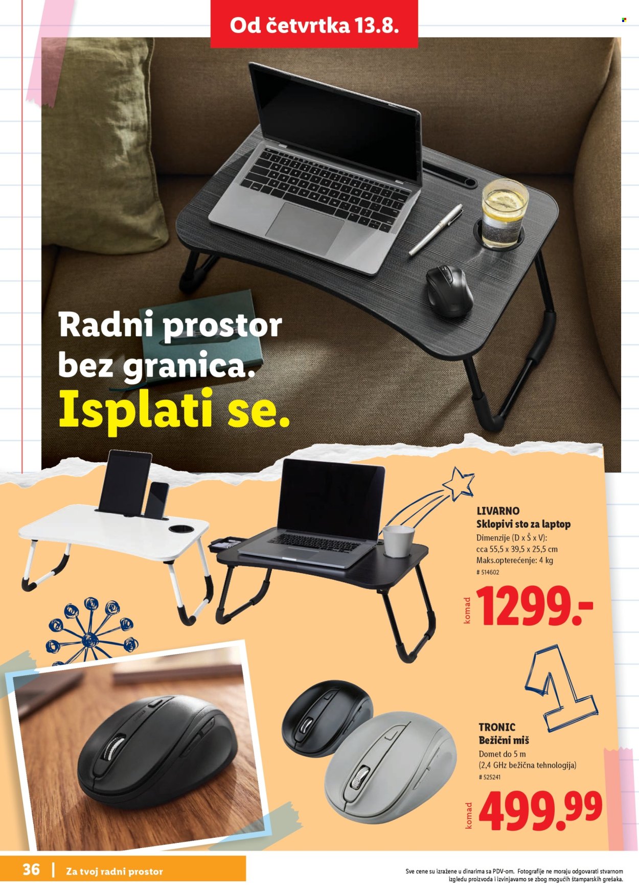Lidl katalog. Stranica 36