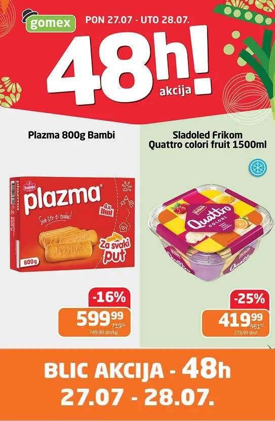 Gomex katalog - 27.07.2026 - 28.07.2026. Stranica 1
