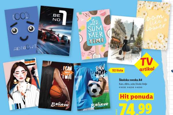 Školska sveska A4
