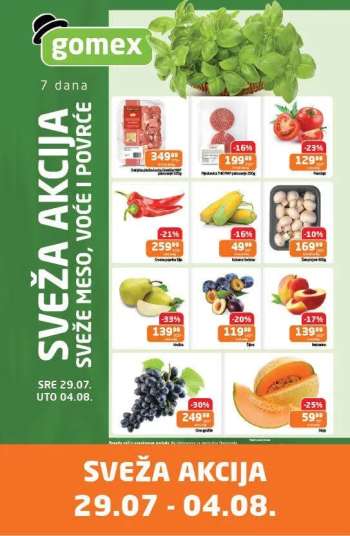 Gomex katalog - 29.07.2026 - 04.08.2026.