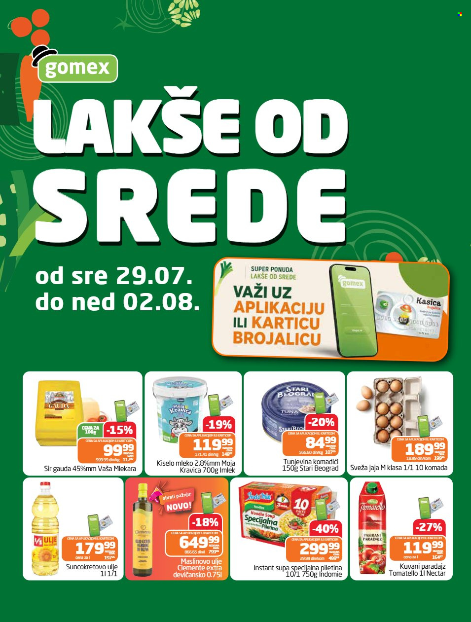 Gomex katalog - 29.07.2026 - 02.08.2026. Stranica 1