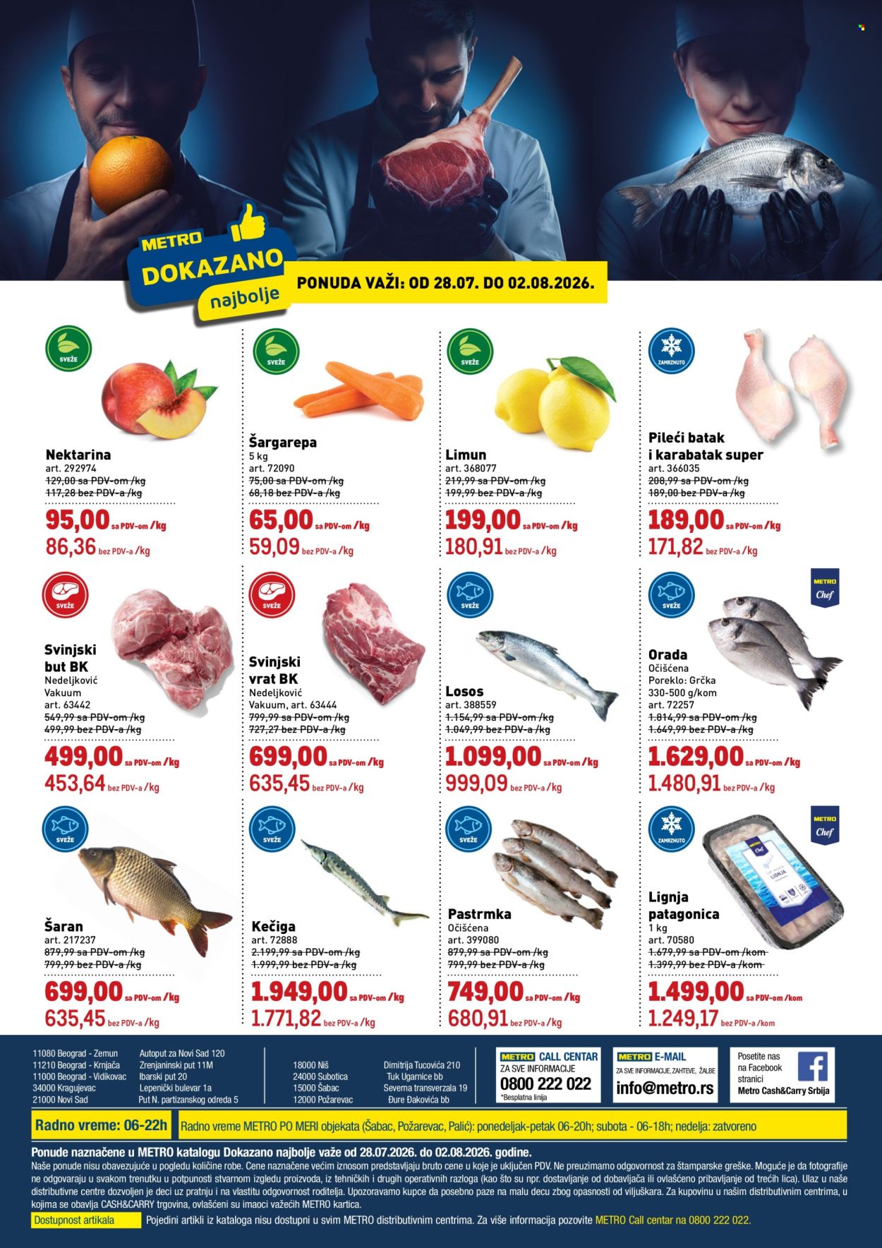 Metro katalog - 28.07.2026 - 02.08.2026. Stranica 1