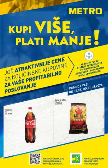 Metro katalog - 01.08.2026 - 31.08.2026.