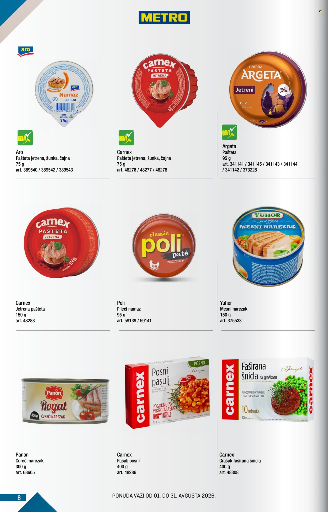 Metro katalog - 01.08.2026 - 31.08.2026. Stranica 8