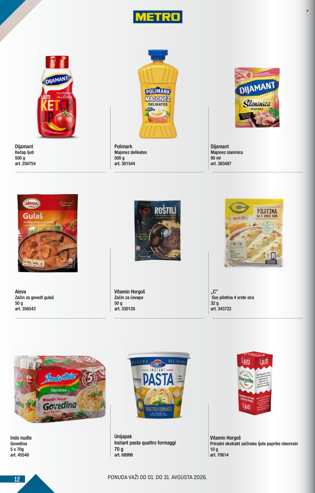 Metro katalog - 01.08.2026 - 31.08.2026. Stranica 12