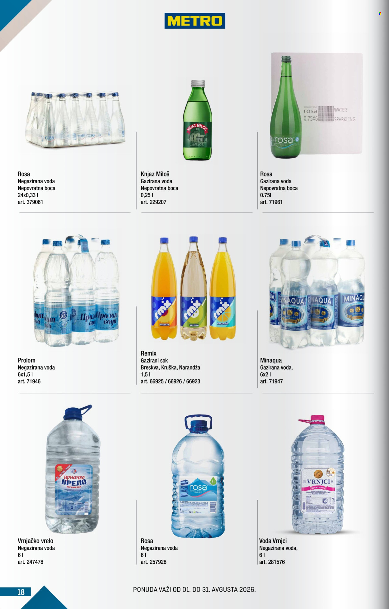 Metro katalog - 01.08.2026 - 31.08.2026. Stranica 18
