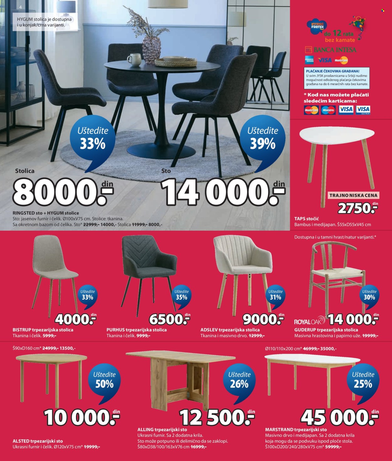 JYSK katalog - 29.07.2026 - 01.09.2026. Stranica 4