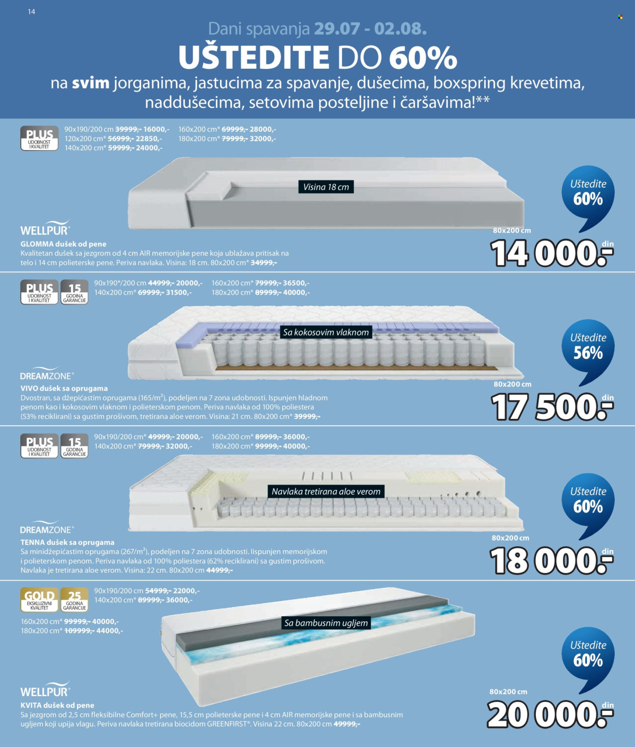 JYSK katalog - 29.07.2026 - 01.09.2026. Stranica 14