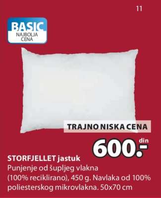 STORFJELLET jastuk