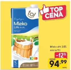 Mleko uht 2.8% mm to!11
