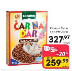 Pahuljice Čar na dar kakao 250 g