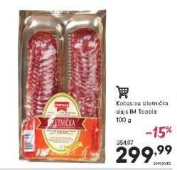 Kobasica izletnička slajs IM Topola