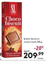 Biskvit Swisslion choco biscuit 125 g