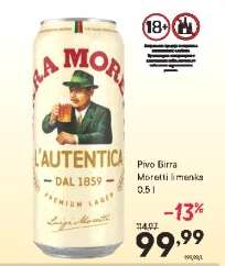 Pivo Birra Moretti limenka