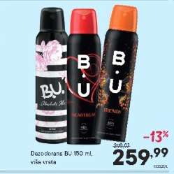 Dezodorans BU 150 ml