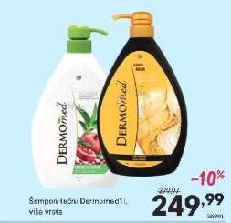 Šampon tekutý Dermomed, více vůní