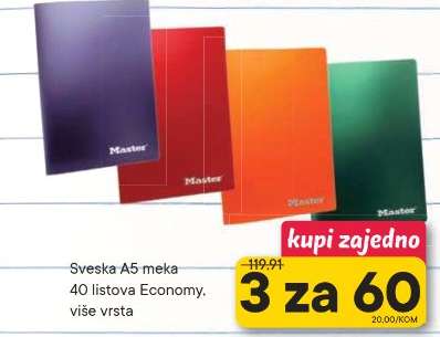 Sveska A5 meka