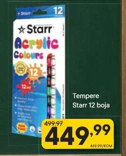 Tempera Starr 12 boja