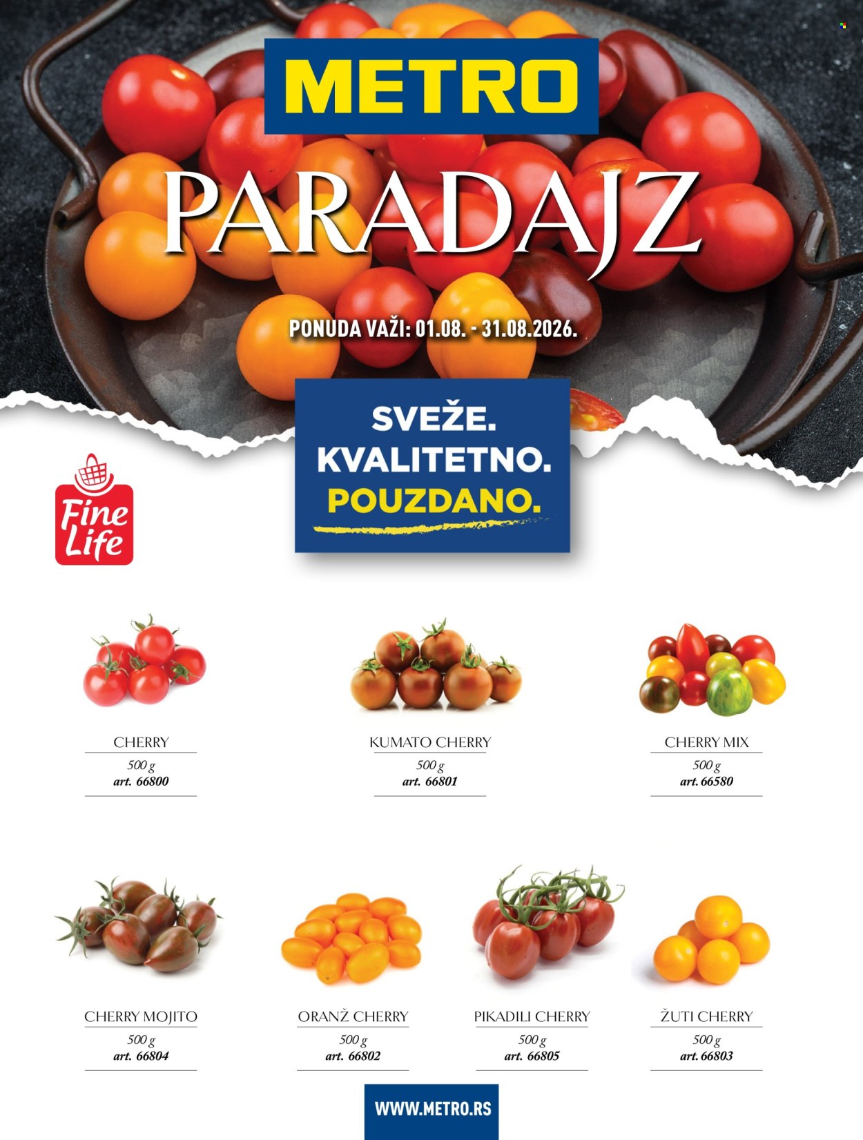 Metro katalog - 01.08.2026 - 31.08.2026. Stranica 1