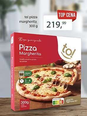 to! pizza margherita 300 g