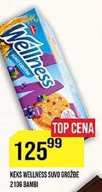 KEKS WELLNESS SUVO GROŽĐE 210G BAMBI