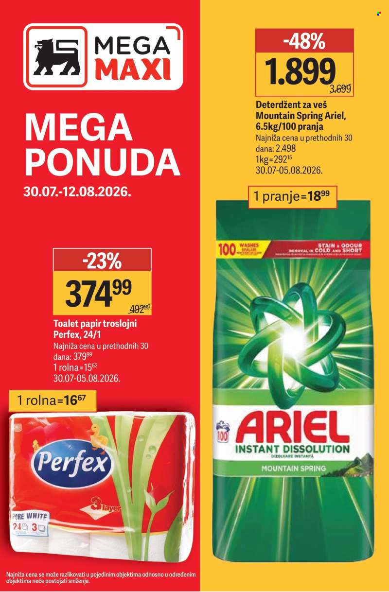 Mega Maxi katalog - 30.07.2026 - 12.08.2026.