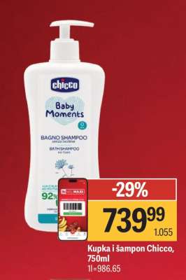 Kupka i Šampon Chicco 750ml