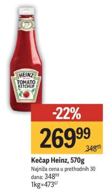 Kečap Heinz , 570g