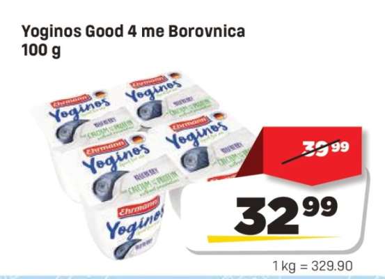 Yoginos Good 4 me Borovnica 100 g