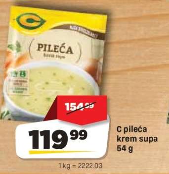 C pileća krem supa 54 g