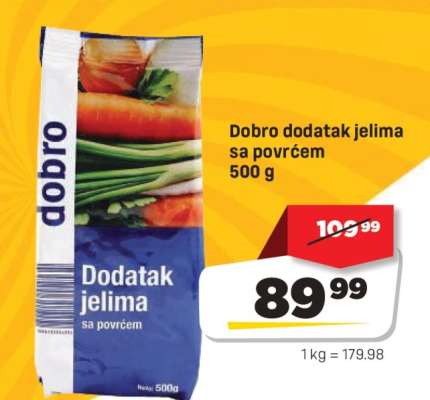 Dobro dodatak Jelima sa povrćem 500 g