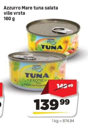 Azzurro Mare tuna salata
