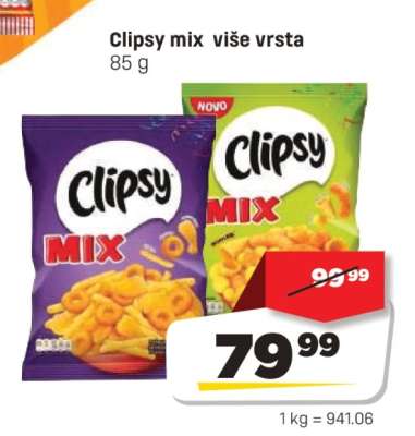 Clipsy mix više vrsta