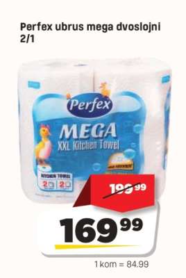 Perfex ubrus mega dvoslojni 2/1