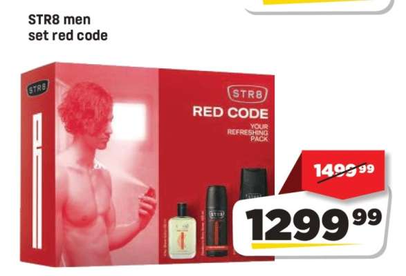 STR8 men set red code