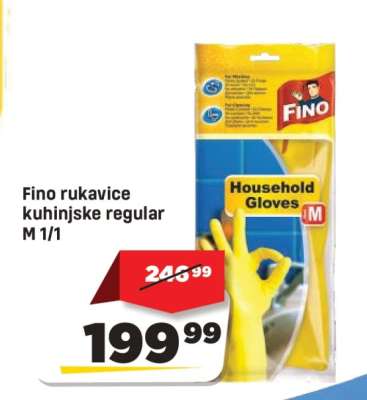 Fino rukavice kuhinske regular M 1/1