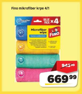 Fino mikrofiber krpe 4/1