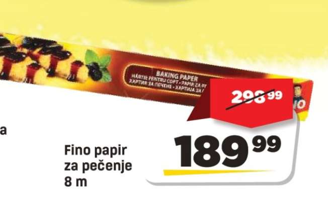 Fino Papir za pečenje 8 m