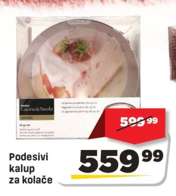 Podesivi kalup za kolače