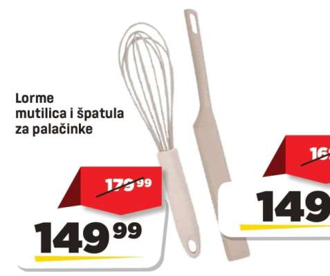 Lorme mutilica i špatula za palačinke