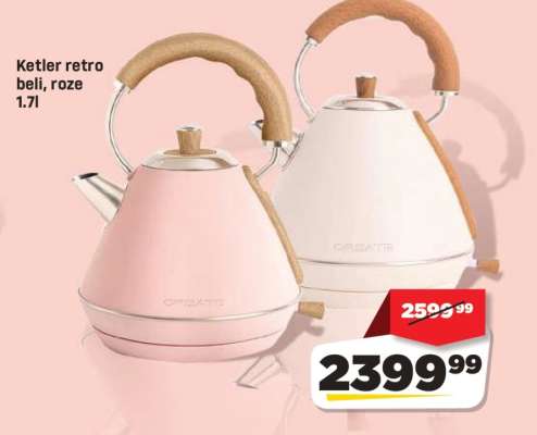 Ketler retro beli, roze 1.7l