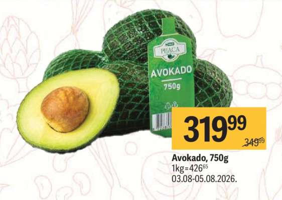Avokado 750g