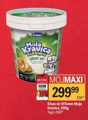 Sitan sir 45 mm Moja kravica 500g